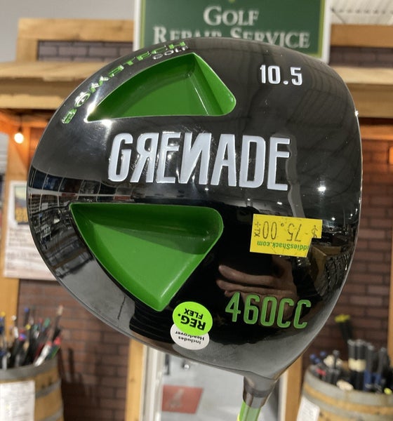 BOMBTECH GOLF GЯENADE 460CC 10.5° Driver 45.5" Regular Flex Graphite RH USED