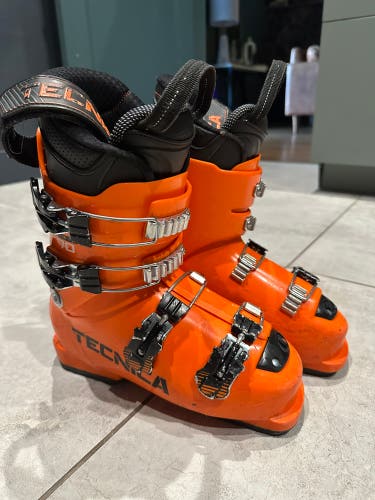 Mondo 25 & 25.5 Tecnica Firebird Racing Ski Boots Soft Flex (Used)