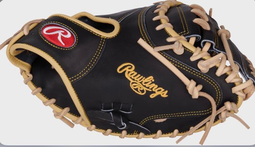 RAWLINGS HEART OF THE HIDE 34" A. RUTSCHMAN BASEBALL CATCHER'S GLOVE/MITT - PRORAR35