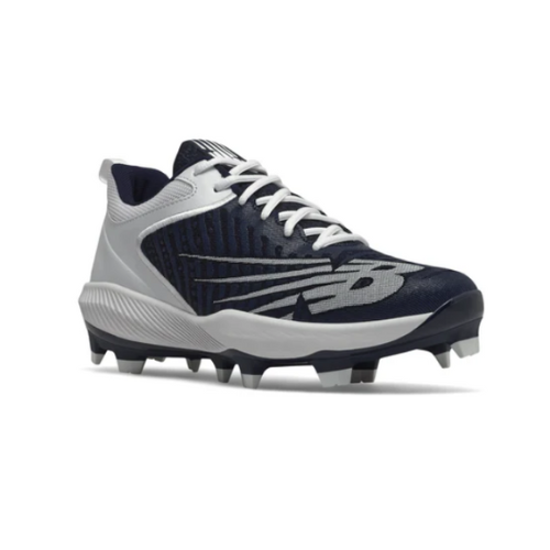Men's New Balance Navy/White FuelCell PL4040v6 Molded Cleat PL4040N6