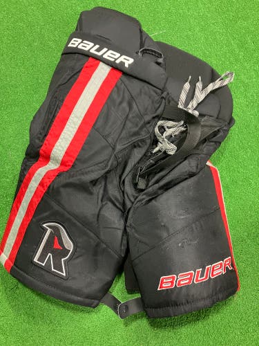 Black Junior Medium Bauer Nexus Hockey Pants (Used)