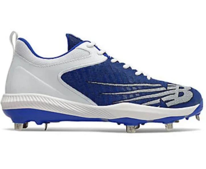 Men's New Balance Royal Blue/White FuelCell Metal Baseball Cleats L4040TB6
