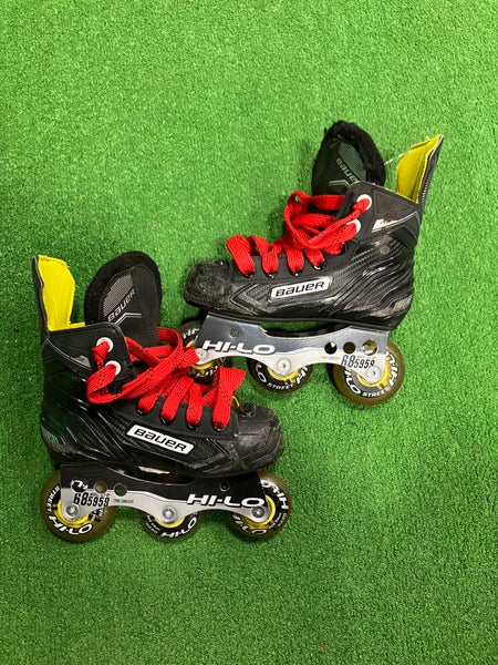 Youth Bauer RS Inline Skates Regular Width Size 11.0 (Used)