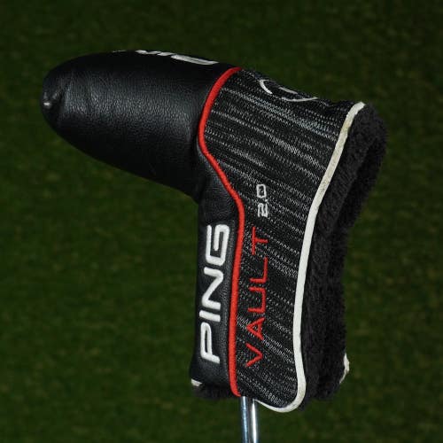 PING VAULT 2.0 BLADE PUTTER HEADCOVER MAGNETIC BLACK / WHITE / RED ~ LOOK!!