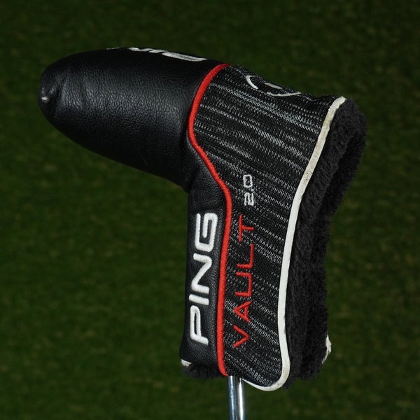PING VAULT 2.0 BLADE PUTTER HEADCOVER MAGNETIC BLACK / WHITE / RED ~ LOOK!!