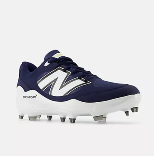 Mens New Balance Navy Fresh Foam 3000v7 Molded Baseball Cleats PL3000N7
