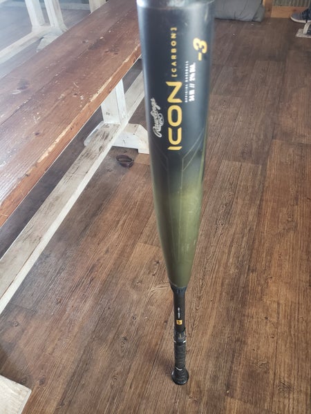 2023 Rawlings Icon Composite BBCOR Certified Bat (-3) 31 oz 34" (Used)