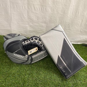 New Bauer Mach Goalie Gloves & Blockers | Senior Full Right Pro Stock