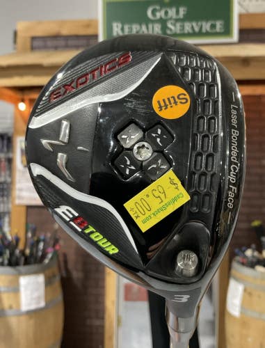 Tour Edge EXOTICS E8TOUR #3 Fairway Wood 43.5" DIAMANA 70 Stiff Flex Graphite
