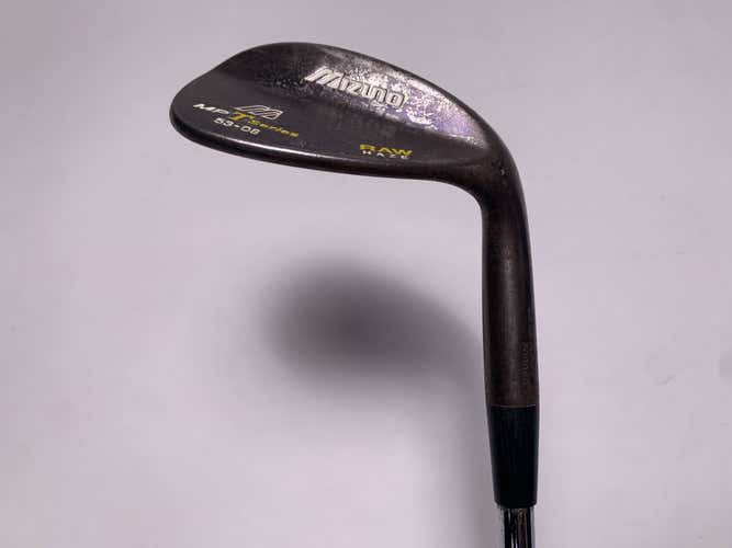Mizuno MP T Series Black Nickel Raw 2008 Sand Wedge SW 53* DG Steel Mens RH