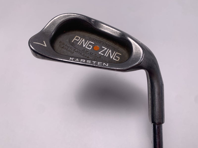 Ping Zing Single 7 Iron Orange Dot 2* Flat JZ Regular Steel Mens RH