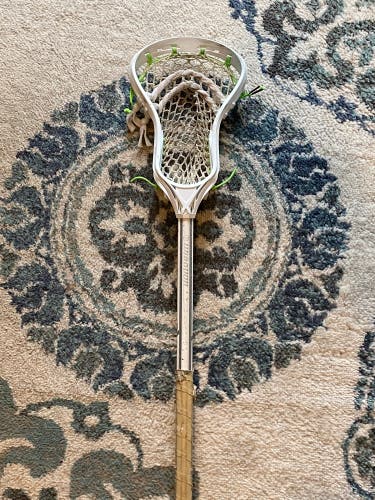 Autographed game used Colin Heacock stick from the Chesapeake Bayhawks
