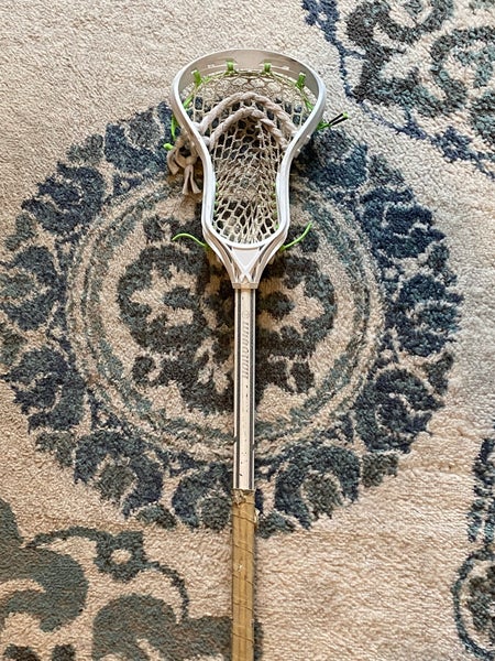 Autographed game used Colin Heacock stick from the Chesapeake Bayhawks