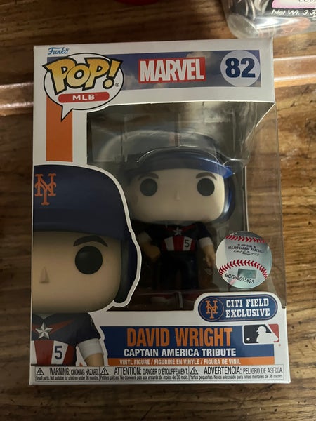 David Wright Captain America Tribute Funko Pop