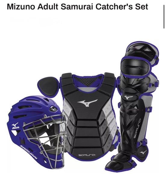 Mizuno Samurai Catcher's Set Black/Purple 16"
