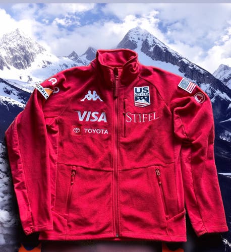 US Ski Team Kappa Red Fleece Jacket