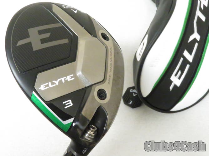 Callaway Elyte Fairway 15° 3 Wood Project X Denali Charcoal 60g 5.5 Regular MINT