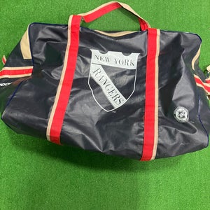 New York Rangers Sher-Wood Hockey Bag | Pro Stock (Used)
