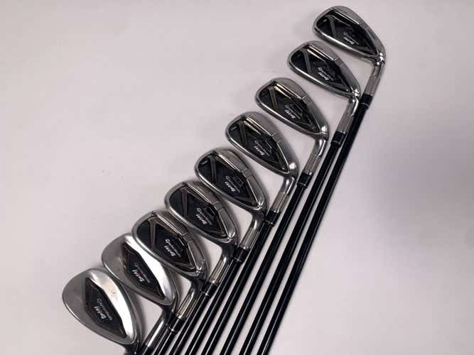 TaylorMade M4 Iron Set 4-PW+GW+SW Kuro Kage Silver Series 70g Regular RH