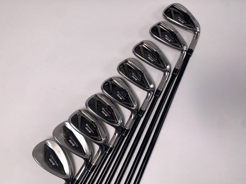TaylorMade M4 Iron Set 4-PW+GW+SW Kuro Kage Silver Series 70g Regular RH