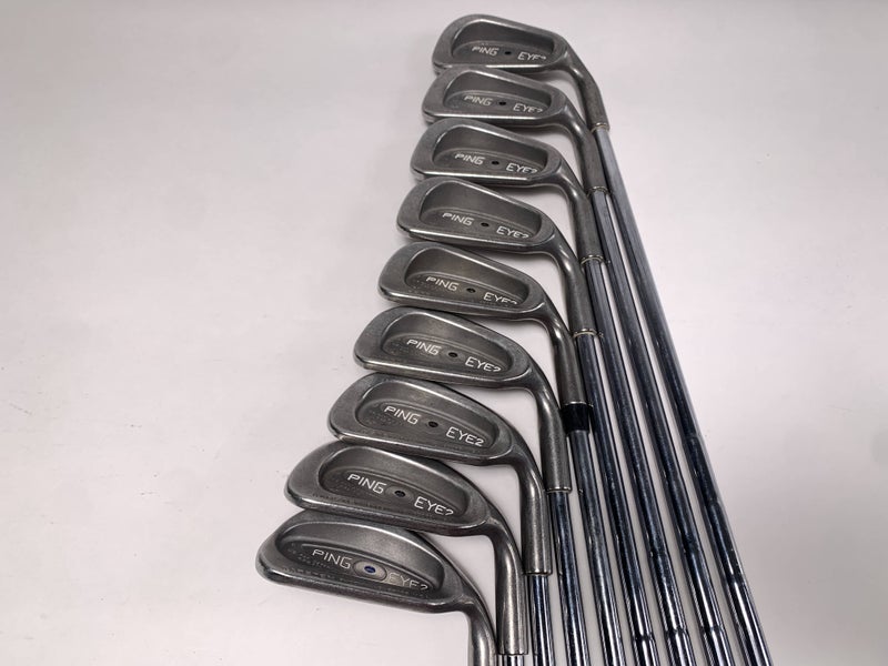 Ping Eye 2 + Iron Set 2-PW+SW Black Dot KT-M Regular Steel Mens RH- no 3i