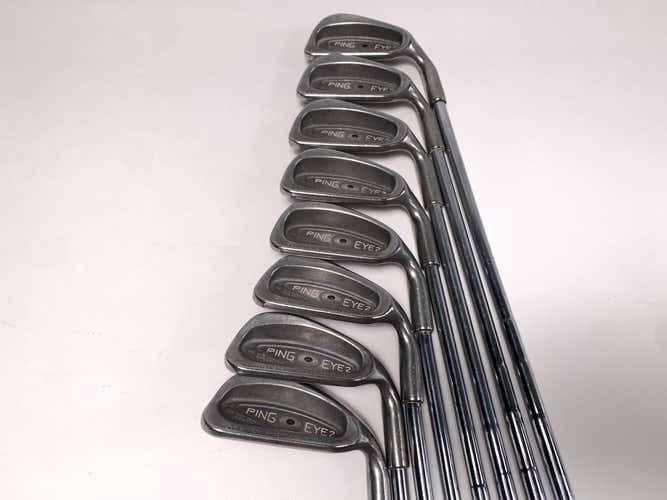 Ping Eye 2 Iron Set 3-PW Black Dot Karsten ZZ-Lite Stiff Steel Mens RH