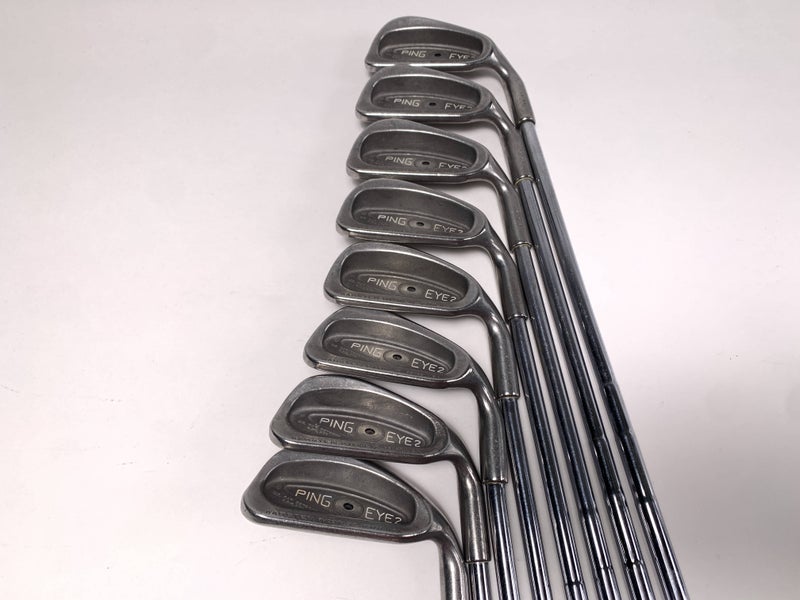 Ping Eye 2 Iron Set 3-PW Black Dot Karsten ZZ-Lite Stiff Steel Mens RH
