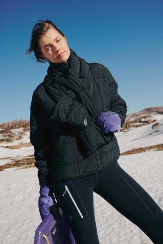 Free People FP Movement / Pippa Puffer Jacket / Women's L / Black / OB1053648