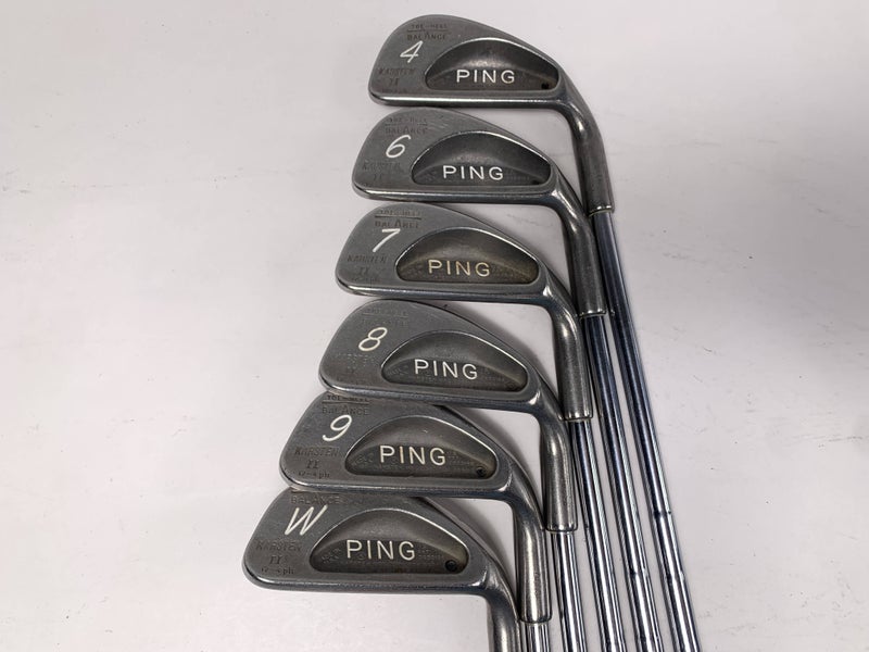 Ping Karsten II Iron Set 4-PW Black Dot Karsten ZZ-Lite Regular Mens RH- No 5i