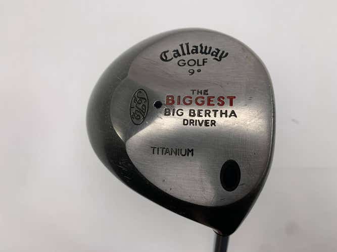 Callaway Biggest Big Bertha Driver 9* Ultra Light Senior Graphite Mens RH