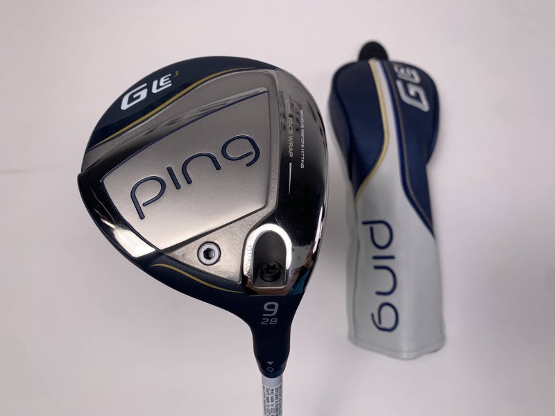 Ping G LE 3 9 Fairway Wood 28* ULT 250 Ladies RH HC Undersize Grip NEW