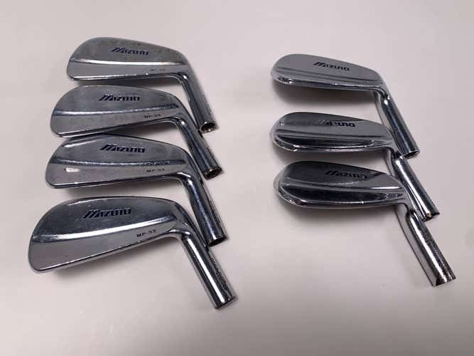 Mizuno MP 33 Iron Set 4-PW HEADS ONLY Mens RH
