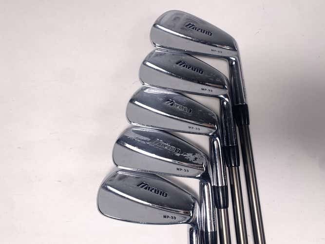 Mizuno MP 33 Iron Set 4-9 Fujikura Vista Pro 90 Stiff Graphite Mens RH- No 8i