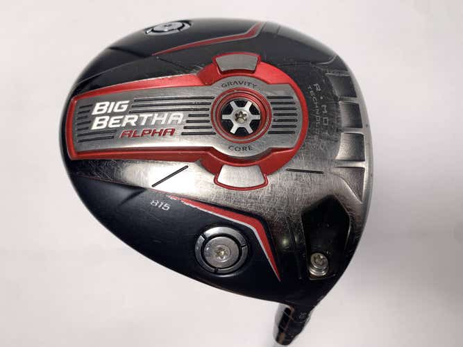 Callaway Big Bertha Alpha 815 Driver 9* Fujikura Speeder 665 Stiff RH