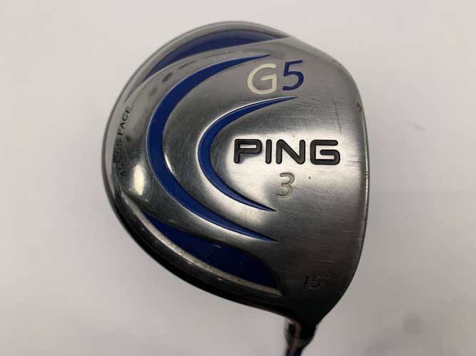 Ping G5 3 Fairway Wood 15* Grafalloy ProLaunch Blue Regular Graphite Mens RH