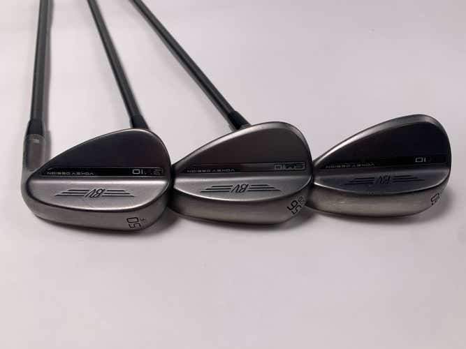 Titleist Vokey SM10 Nickel Wedge Set 50* 12 | 56* 12 | 60* 12 SteelFiber i90 RH