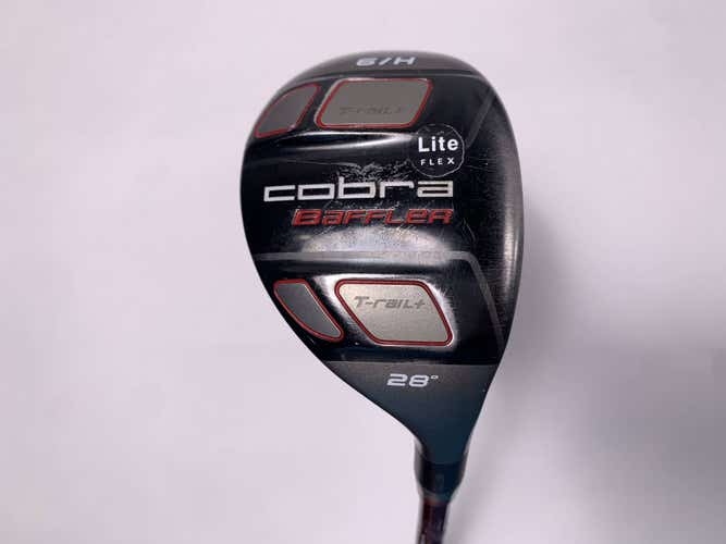 Cobra T-Rail + 6 Hybrid 28* Graphite Design Tour AD G Hybrid 65g Senior RH