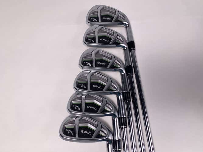 Callaway Epic Iron Set 5-PW Project X LZ 5.5 95g Regular Steel Mens RH