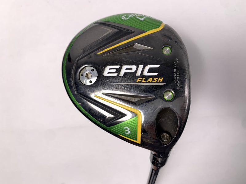 Callaway EPIC Flash 3 Fairway Wood 15* Project X Even Flow 6.0 65g Stiff RH