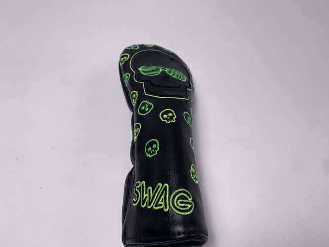 SWAG Skull Hybrid Headcover Black & Green