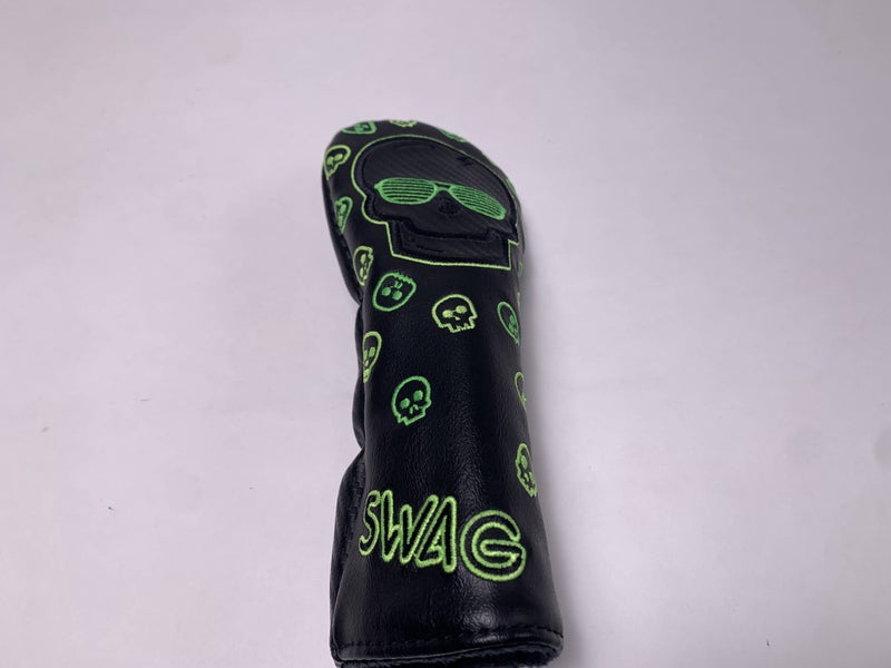 SWAG Skull Hybrid Headcover Black & Green