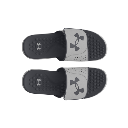 Men's Under Armour Grey Ignite Pro Slides 3026023-101
