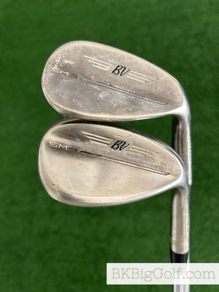 Titleist Vokey SM9 Brushed Steel 2 Wedge Set (52 & 58 Degrees)