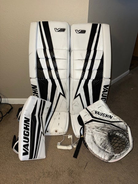 34+2 Vaughn V9 Pro Carbon Regular Goalie Full Set Pro Stock (Used) (READ DESCRIPTION)