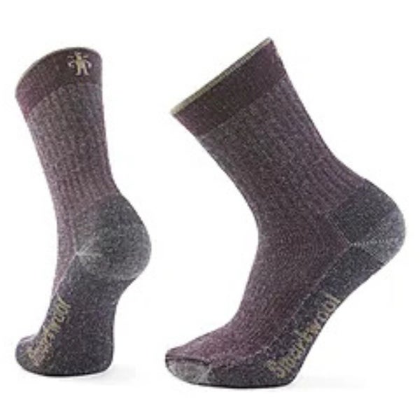 Smartwool Hike Classic Edition Unisex M Purple Full Cushion Cut Crew Sock TLW630