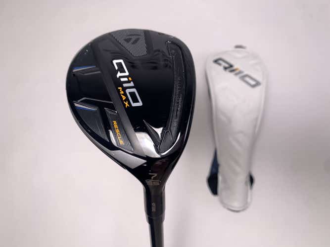 TaylorMade Qi10 MAX 7 Hybrid 35* Fujikura Ventus Blue TR HB 5A Senior RH HC