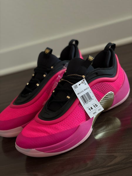 ADIDAS SM D.O.N. ISSUE 6 team Pink Black Gold men’s size 14 *BRAND NEW* JQ7650