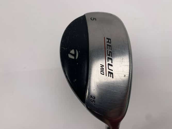 TaylorMade Rescue Mid 5 Hybrid 25* Senior Graphite Mens RH
