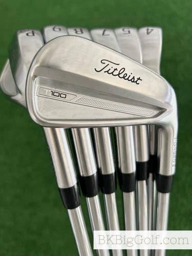 Titleist T100 23 Forged Iron Set 4-P / True Temper AMT White Stiff