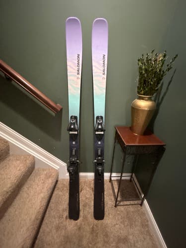 All Mountain 167 cm Salomon Stance 84 Skis With Bindings (Used)